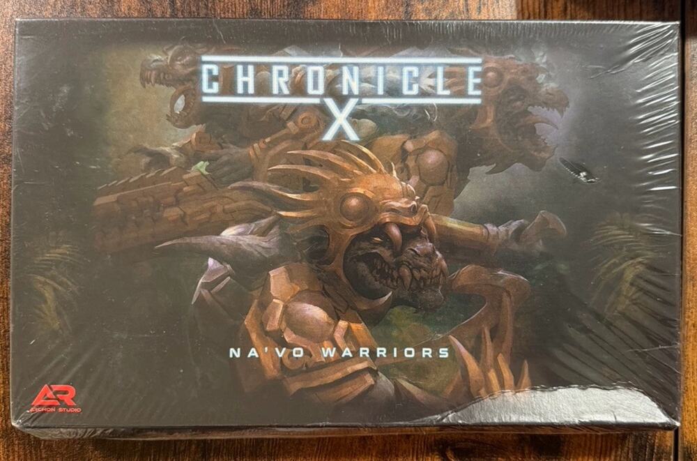 Chronicle X Na'Vo Warriors Archon Studio Board Game 3 Warrior Minis Sealed